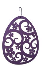 Easter Egg - Decorative Hanging Silhouette-New LAVENDER Purple Color