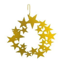 Star Wreath - Decorative Hanging Silhouette-New YELLOW Color