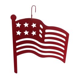 American Flag - Decorative Hanging Silhouette- New RED Color