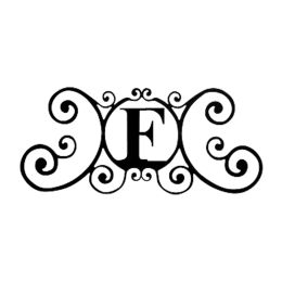 House Plaque Letter F