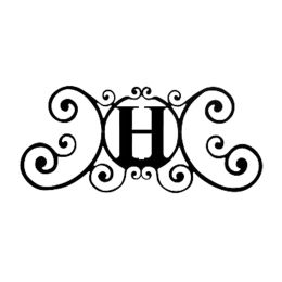 House Plaque Letter H