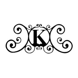 House Plaque Letter K