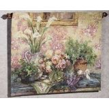 Les Fleurs D Fine Art Tapestry