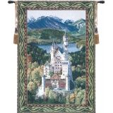 Neuschwanstein Castle Fine Art Tapestry