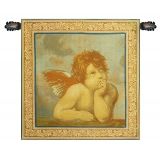 Raphaels Angel Left Panel Italian Wall Hanging