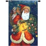 Santa Claus Belgian Tapestry Wall Art