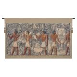 Saqqarah Blue Part I Belgian Tapestry Wall Art