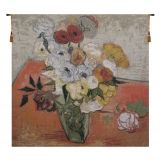 Van Gogh Roses and Anemones Belgian Tapestry Wall Art