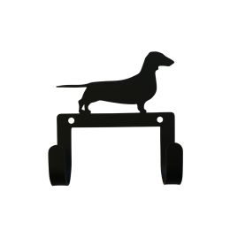 NEW - Dachshund - Leash and Collar Wall Hook