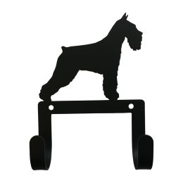 NEW - Schnauzer - Leash and Collar Wall Hook