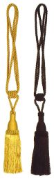 Gold or Black Tapestry Tassel (Size: 24 x 3 (Gold W/Tapestry))