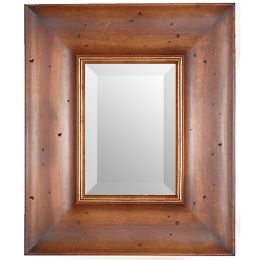 Sm Western Wood Mirror (Size: 15X17WW)