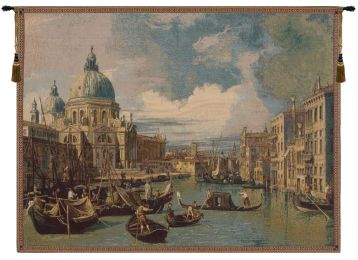 Saint Mary of Health and the Grand Canal Horizontal Italian Tapestry (Size: 38 x 54)