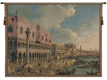 Riva Degli Schiavoni Italian Tapestry (Size: 38 x 54)