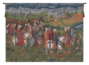 Duke of Berry I European Tapestry (Size: 38 x 57 (w/o border))