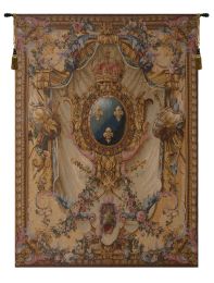 Grandes Armoiries Creme I French Tapestry (Size: 78 x 59)