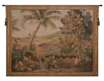 L'Oasis I French Tapestry (Size: 58 x 78)