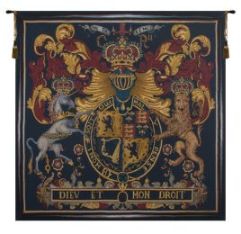 Stuart Crest Belgian Tapestry Wall Art (Size: 55 x 56)