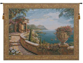 Capri Belgian Tapestry Wall Art (Size: 44 x 58)