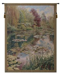 Monet Vertical Belgian Tapestry Wall Art (Size: 80 x 68)