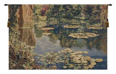 Lake Giverny Without Border Belgian Tapestry Wall Art (Size: 35 x 46)