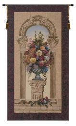 Floral Arch Belgian Tapestry Wall Art (Size: 95 x 54)