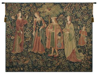 Promenade Flanders Belgian Tapestry Wall Art (Size: 66 x 84)