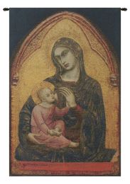 Madonna en Or Belgian Tapestry Wall Art (Size: 71 x 46)