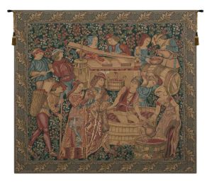 Vendange Left Panel Tapestry Wall Hanging (Size: 62 x 72)