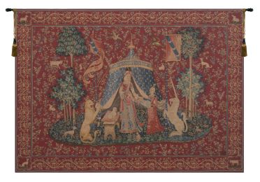 A Mon Seul Desir I French Tapestry (Size: 58 x 78)