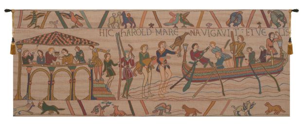 King Harold Small French Tapestry (Size: 30 x 80 (No Border))