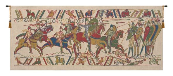 Bayeux The Battle European Tapestry (Size: 27 x 57)