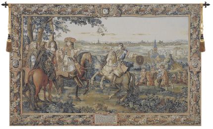 Louis XIV Belgian Tapestry Wall Art (Size: 116 x 180)