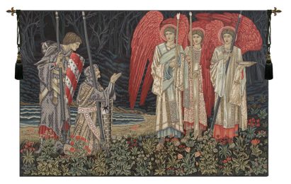 The Holy Grail II The Vision Left Panel European Tapestry (Size: 52 x 68)