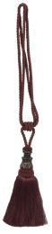 Elegance Burgundy Tapestry Tassel (Size: 30 x 3 (Tassels - Elegance Burgundy (1 pair) WP))