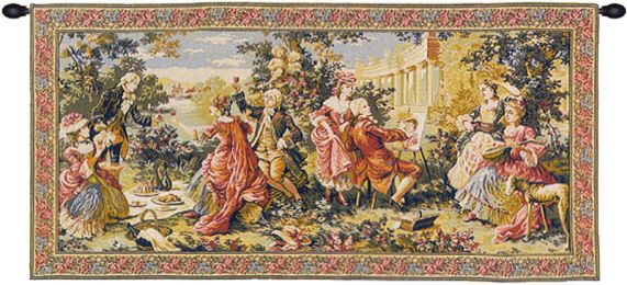 Le Dejeuner Champetre French Tapestry (Size: 32 x 65)