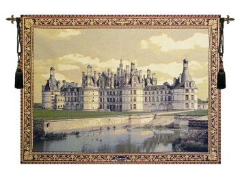 Chambord Castle II European Tapestry (Size: 57 x 74)