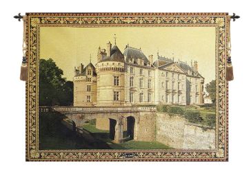 Le Lude Castle European Tapestry (Size: 57 x 78)