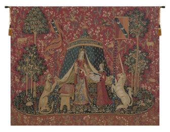 A Mon Seul Desir IV Tapestry Wall Hanging (Size: 50 x 67)