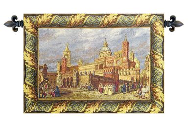 Palermo, The Cathedral Italian Wall Hanging (Size: 28 x 42)