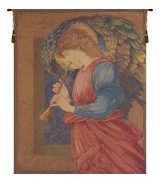 Flageolet Angel European Tapestry (Size: 35 x 27)