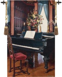 Music Room Fine Art Tapestry (Size: 52 x 34)