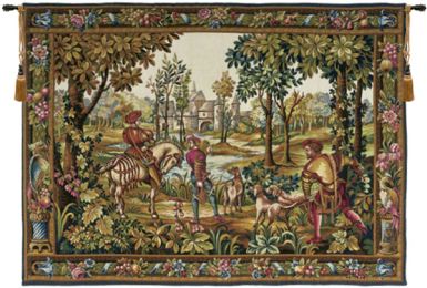 Retour de Chase French Tapestry (Size: 36 x 54)