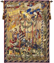 La Joute French Tapestry (Size: 36 x 26)