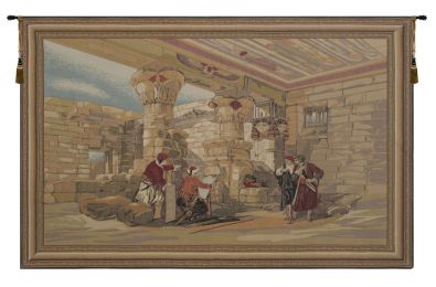 Temple of Ptolemy IV Tapestry Wall Hanging (Size: 52 x 75)