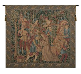 Vendage Right Panel Tapestry Wall Hanging (Size: 62 x 70)