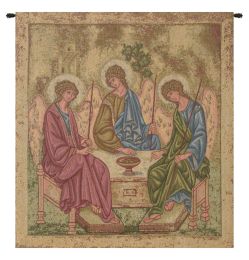 Holy Trinity Icon Italian Tapestry (Size: 19 x 17)