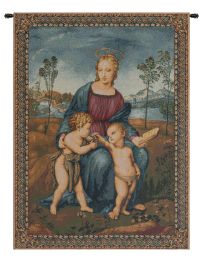 Madonna del Cardellino II Italian Tapestry (Size: 24 x 20)