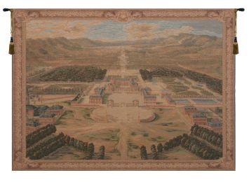 Versailles Castle XVII French Tapestry (Size: 58 x 78)