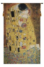 The Kiss Flanders Belgian Tapestry Wall Art (Size: 80 x 48)